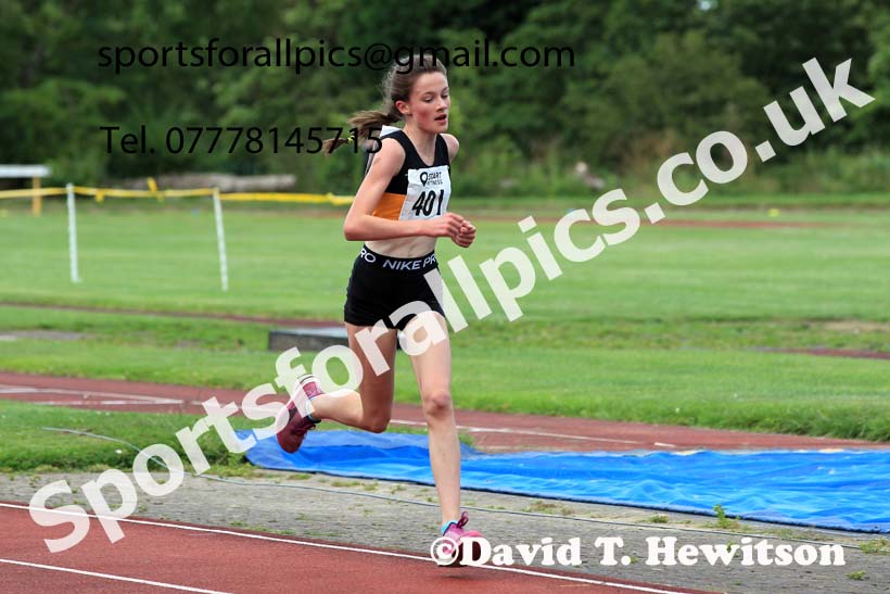 3000 metres, 2023 NEGP 4 Monkton, Wed., July 12th.  Photo: David T. Hewitson/Sports for All Pics